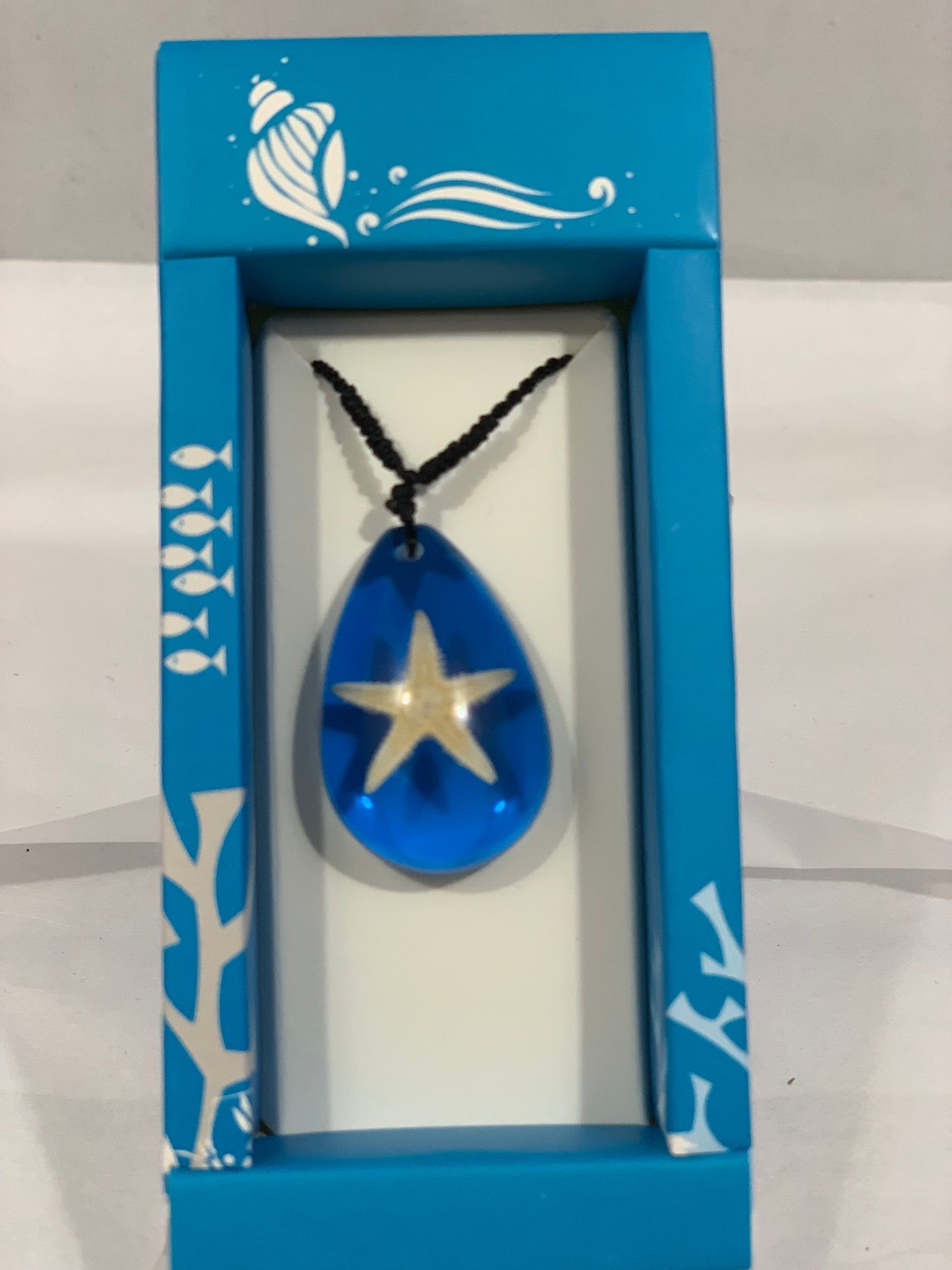 Starfish Necklace Teardrop