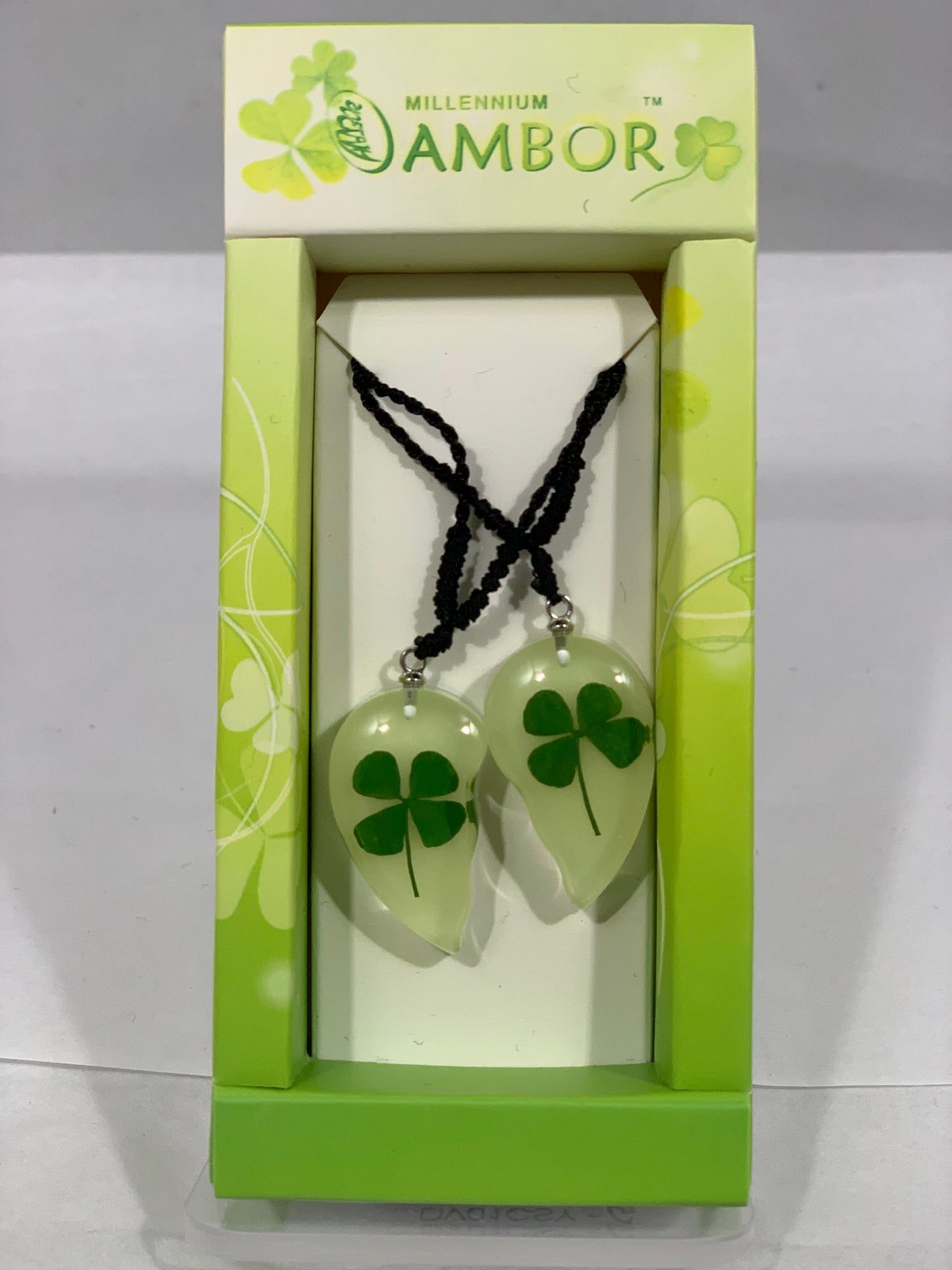 Lucky Clover Necklace Pair