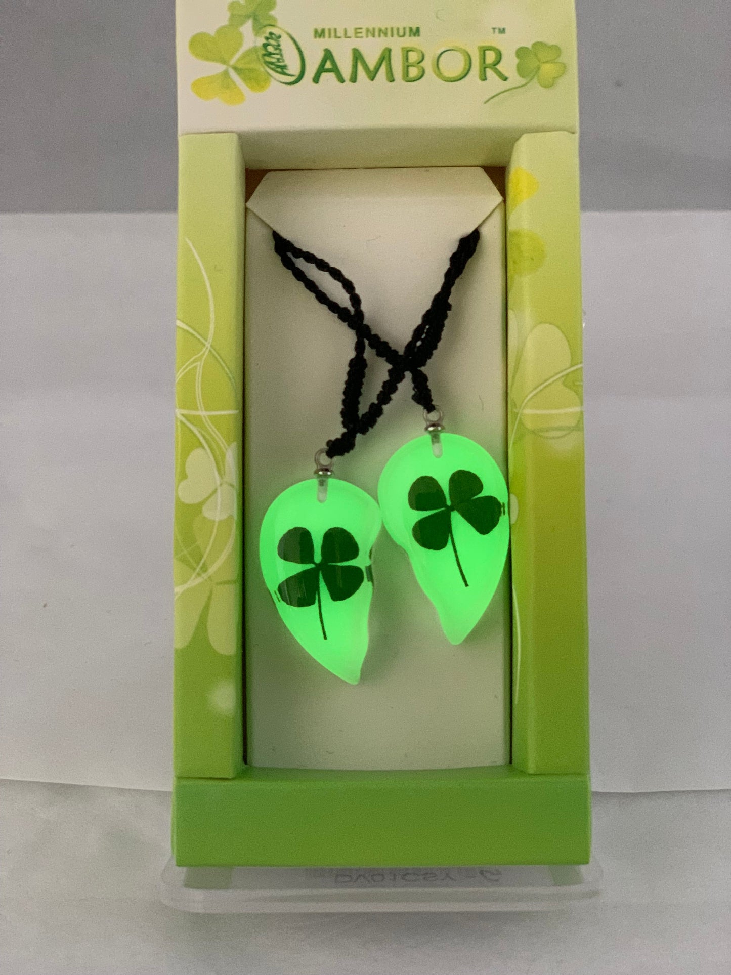 Lucky Clover Necklace Pair