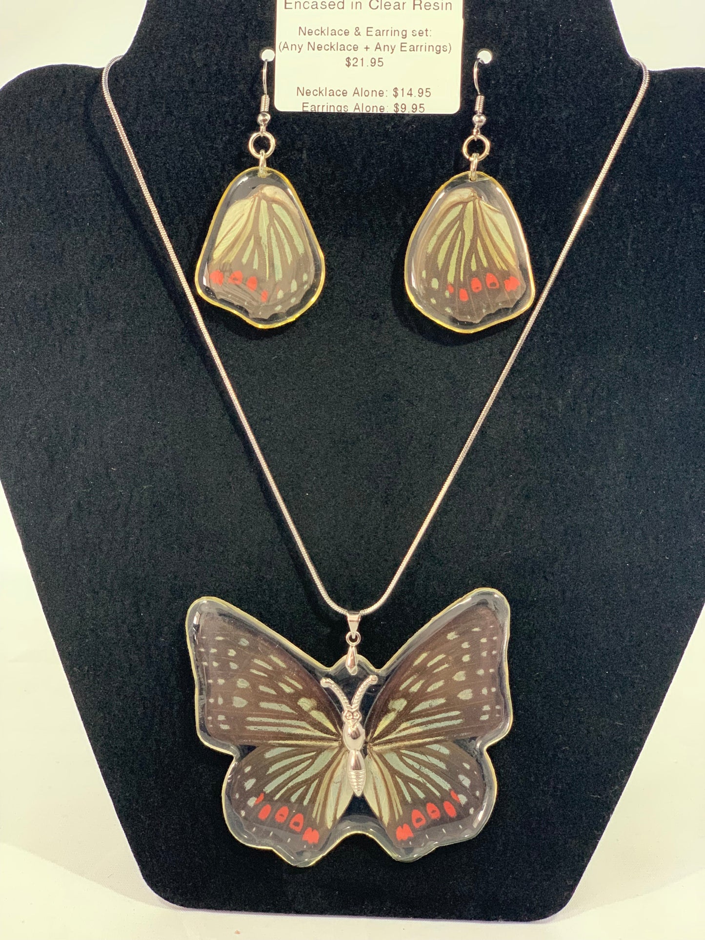 Preserved Butterfly Jewelry