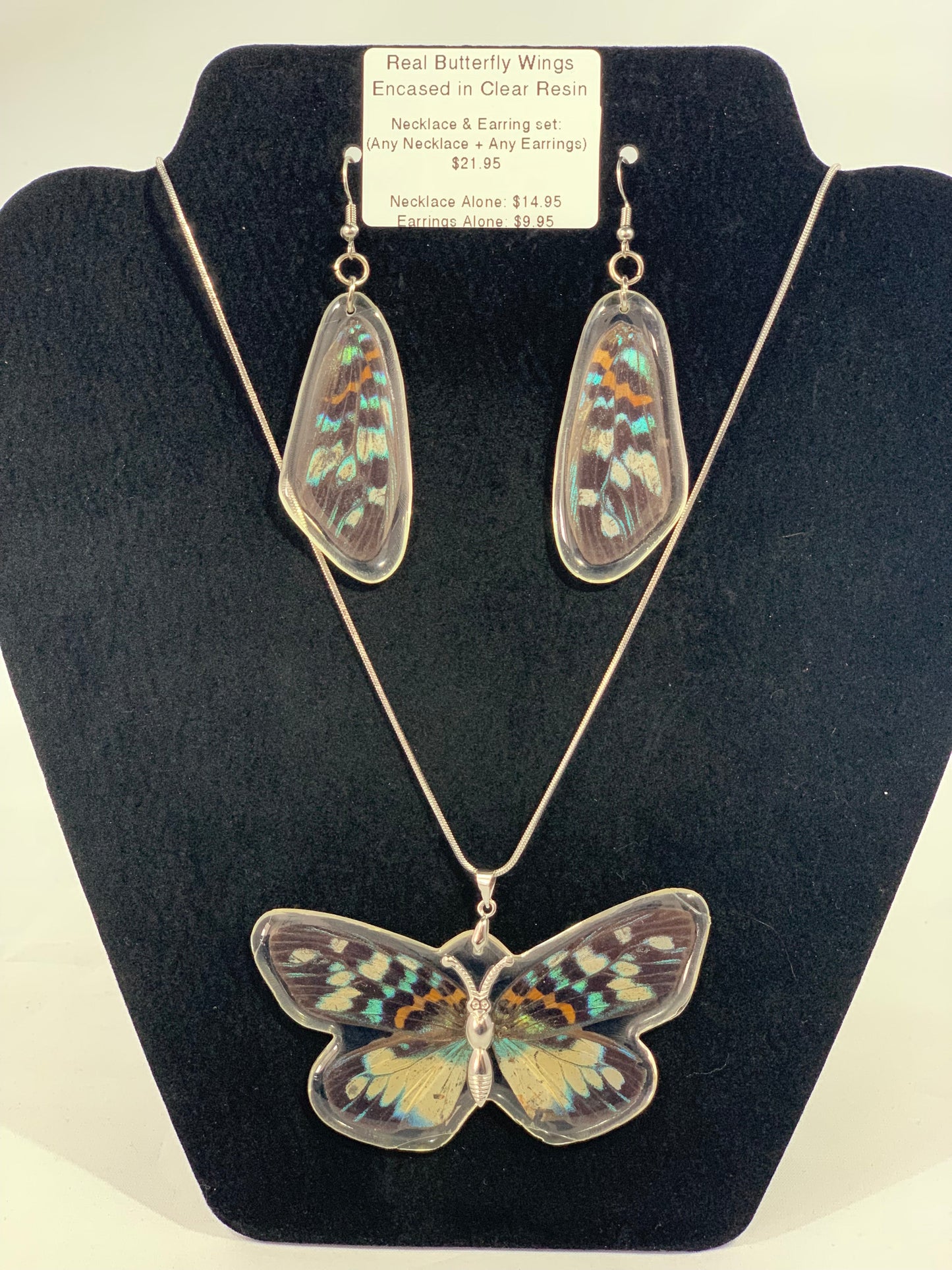 Preserved Butterfly Jewelry