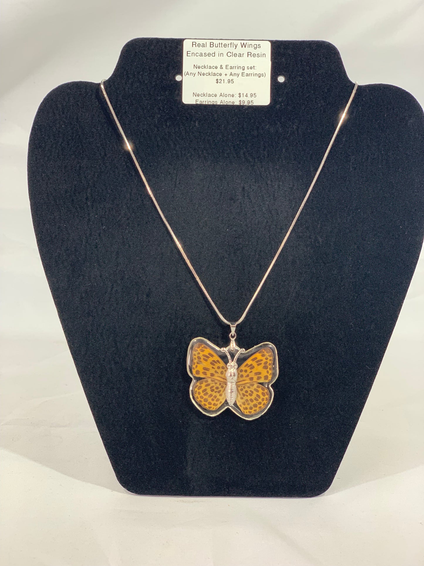 Preserved Butterfly Jewelry