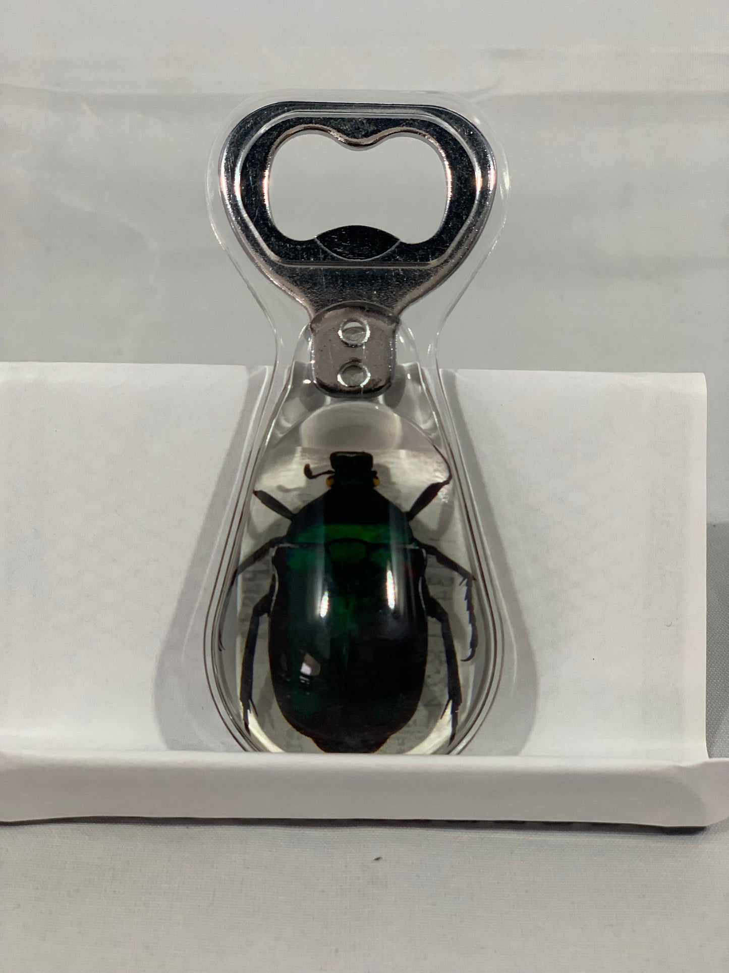 Green Rose Chafer Beetle Bottle Opener