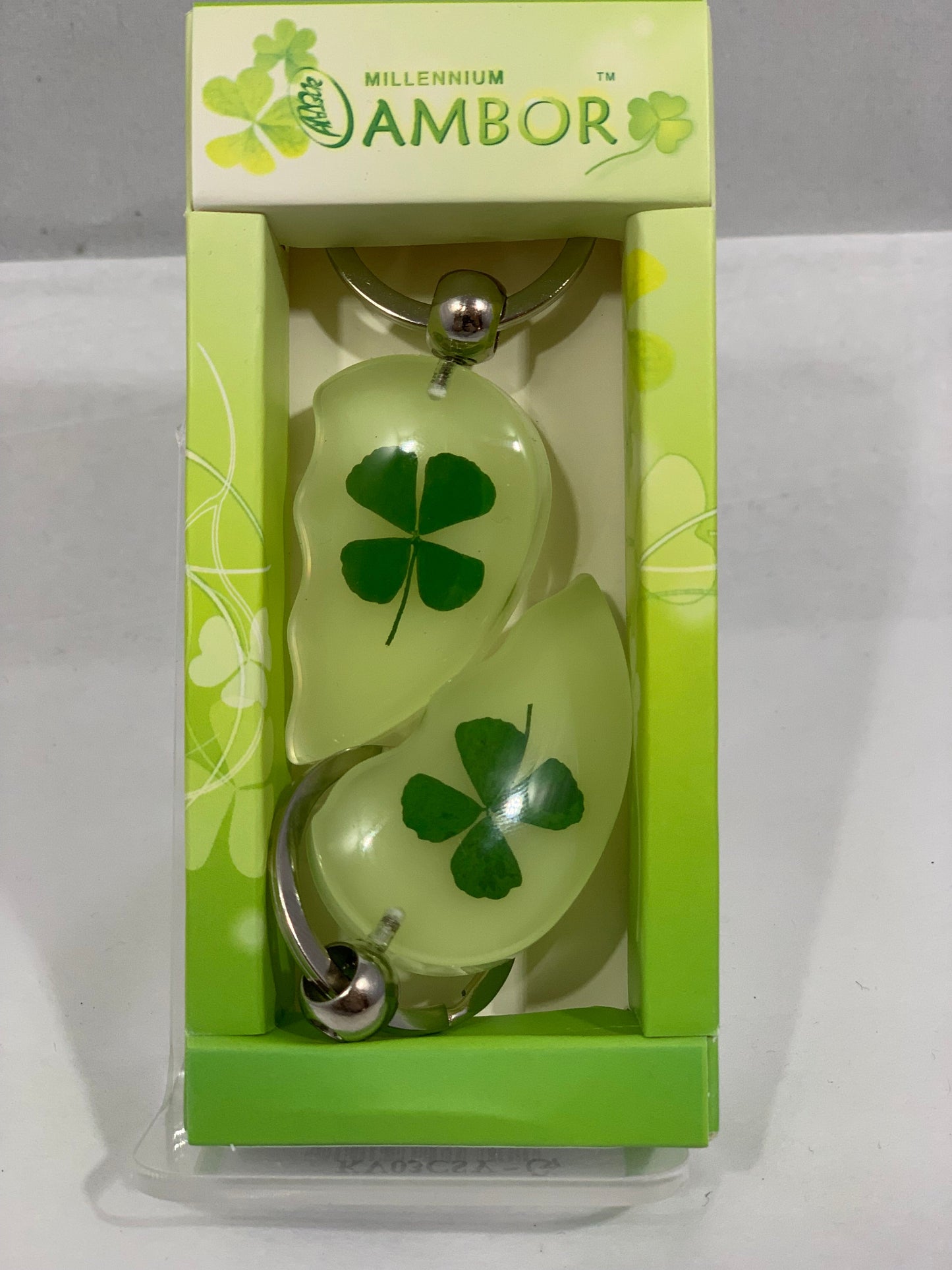 Lucky Clover Keychain Pair