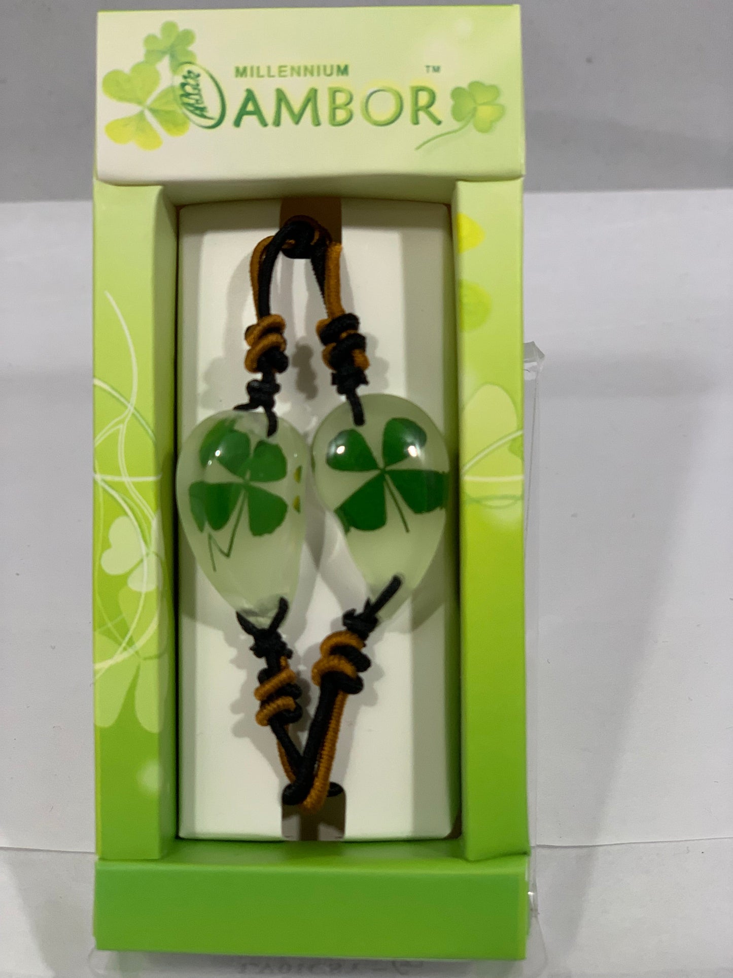 Lucky Clover Bracelet Pair