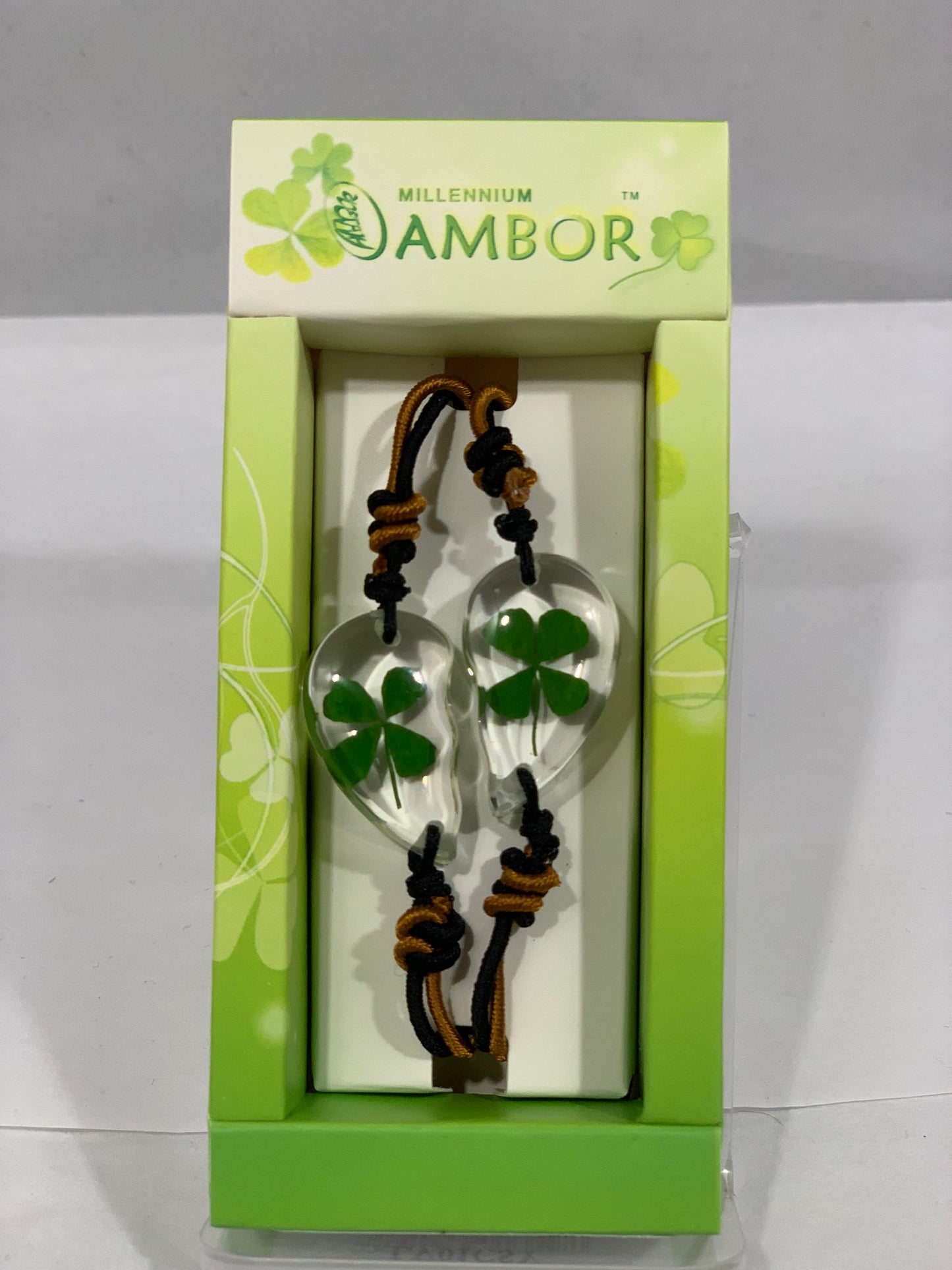 Lucky Clover Bracelet Pair